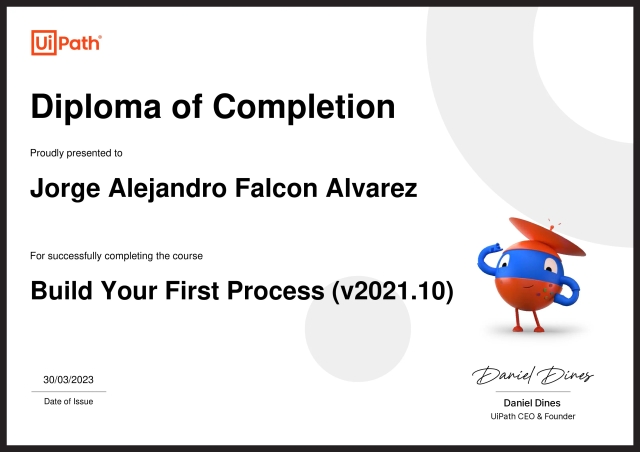 Build Your First Process (v2021.10)