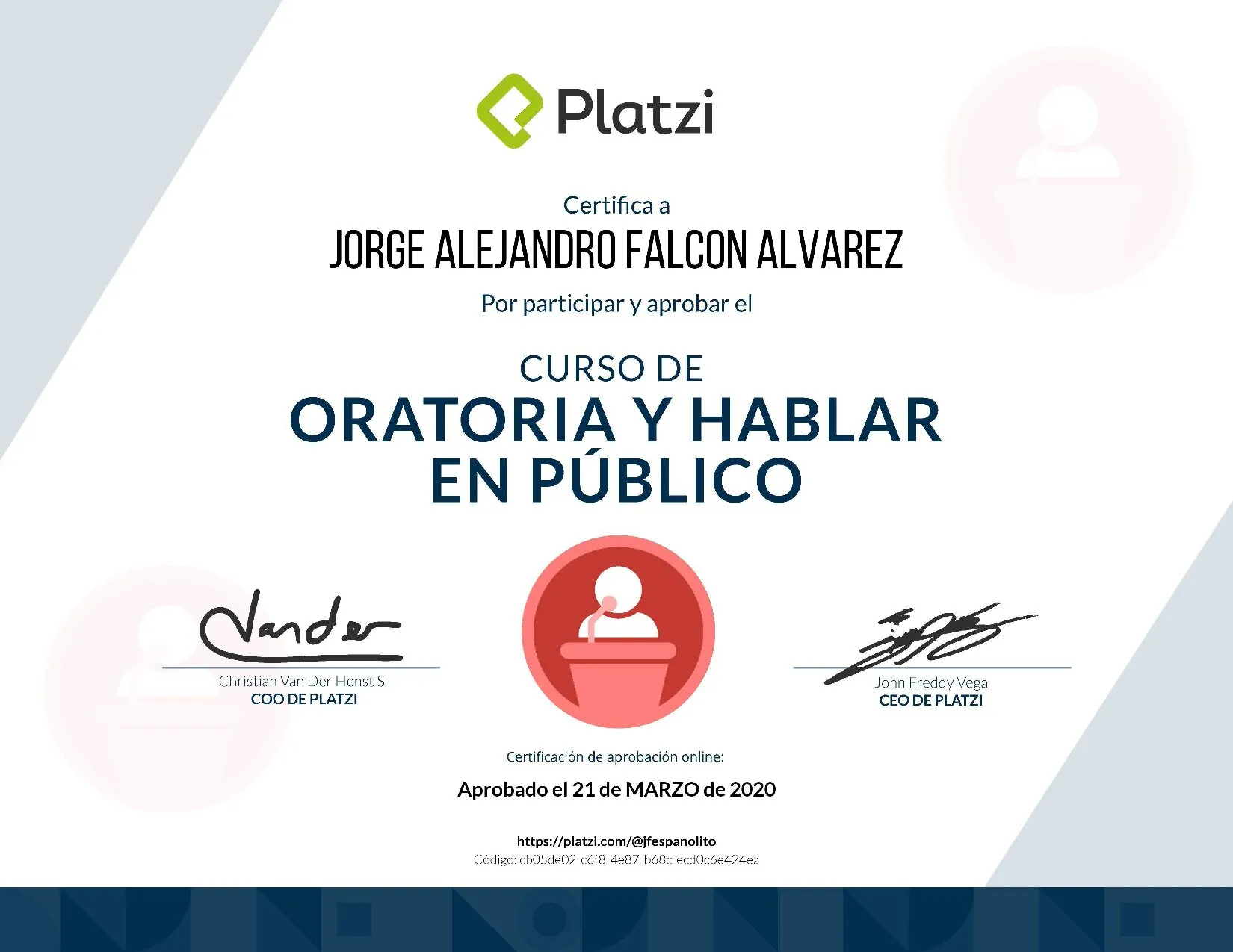 Diploma Hablar en Público