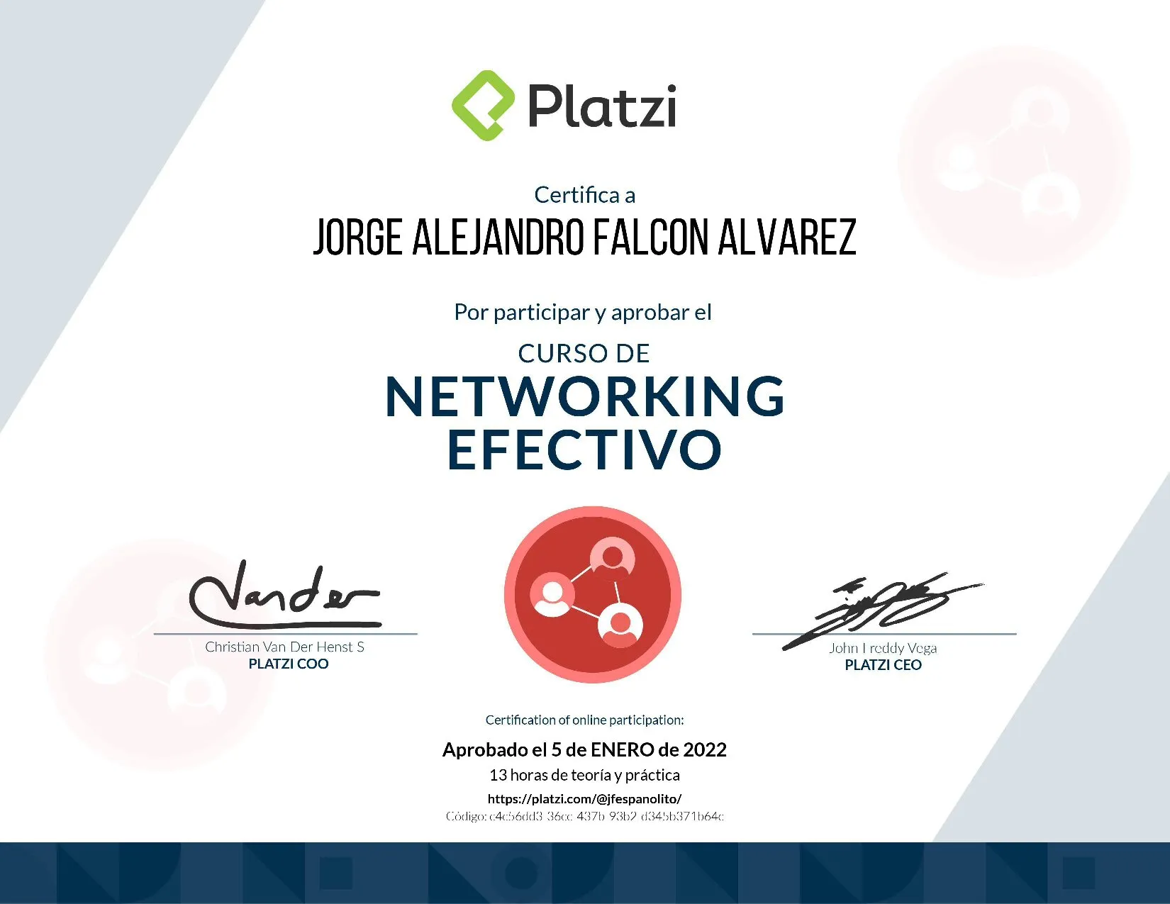 Diploma Networking Efectivo