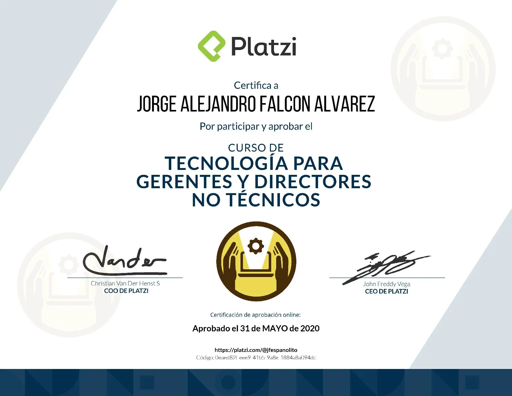Diploma Tecnología para Gerentes