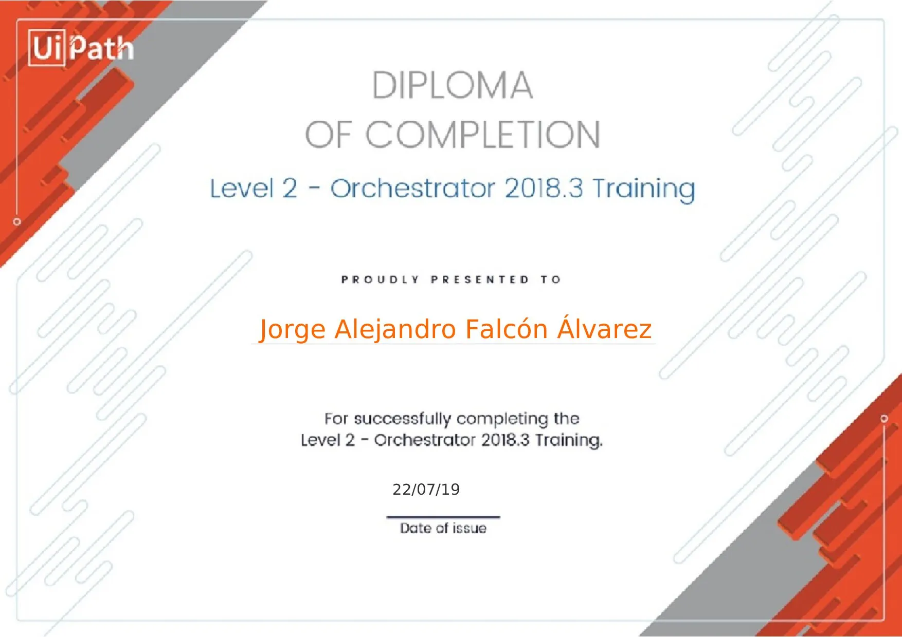 Level 2 Orchestrator Training (2018.3)